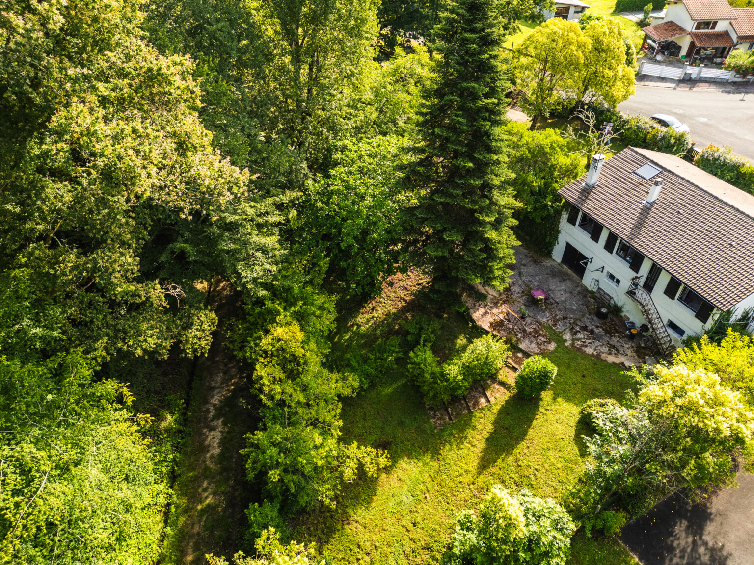 vue aérienne photo immobilière maison Fargues saint hilaire drone gironde