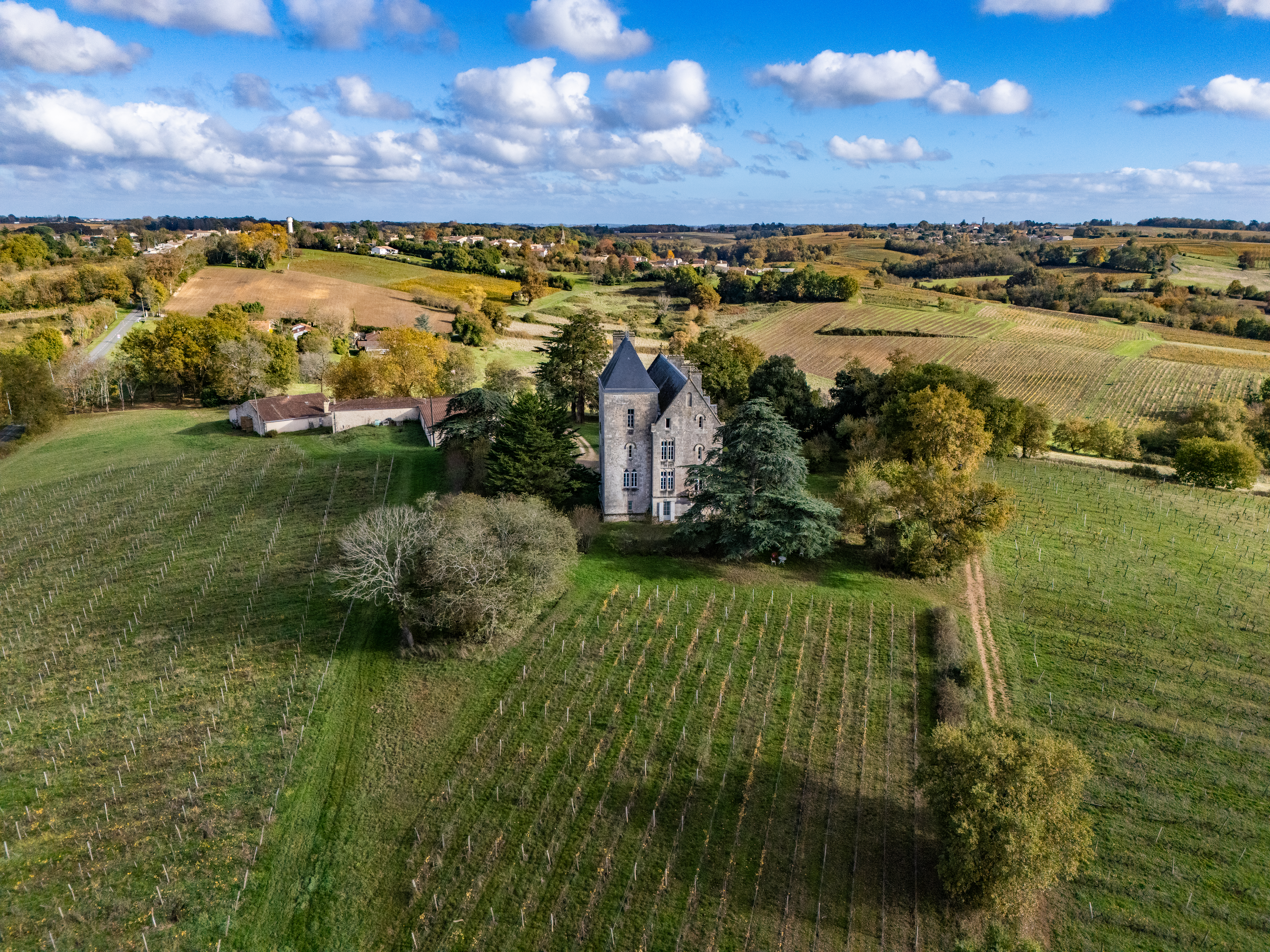 photo drone immobilier luxe gironde